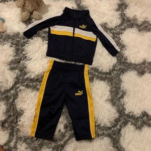 Baby puma tracksuit